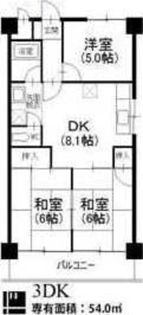 庄内通駅 徒歩7分 3階の物件間取画像